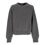 Korte Mouw Crop Sweatshirt Flint Carhartt Wip , Gray , Heren