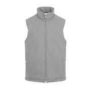 Lichtgrijs Vest Brunello Cucinelli , Gray , Heren