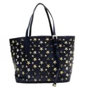 Pre-owned Leather totes Jimmy Choo Pre-owned , Blue , Dames