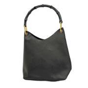 Pre-owned Leather gucci-bags Gucci Vintage , Black , Dames