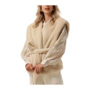 Teddy Jas Beige Dames Notre-v , Beige , Dames