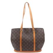 Pre-owned Leather handbags Louis Vuitton Vintage , Brown , Dames