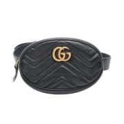 Pre-owned Leather gucci-bags Gucci Vintage , Black , Dames