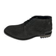 Casual leren schoenen Croco Zwart Van Bommel , Black , Heren