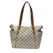 Pre-owned Canvas louis-vuitton-bags Louis Vuitton Vintage , White , Da...