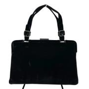 Pre-owned Canvas prada-bags Prada Vintage , Black , Dames