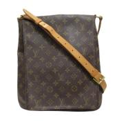 Pre-owned Canvas louis-vuitton-bags Louis Vuitton Vintage , Brown , Da...