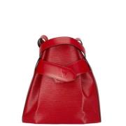 Pre-owned Leather louis-vuitton-bags Louis Vuitton Vintage , Red , Dam...