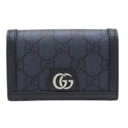 Pre-owned Fabric wallets Gucci Vintage , Blue , Unisex