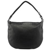 Pre-owned Leather handbags Gucci Vintage , Black , Dames