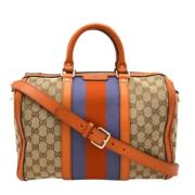 Pre-owned Canvas gucci-bags Gucci Vintage , Multicolor , Dames