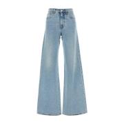 Wijde Denim Jeans Coperni , Blue , Dames