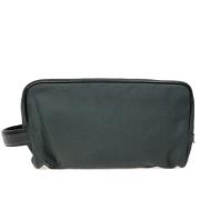 Pre-owned Canvas clutches Louis Vuitton Vintage , Green , Dames