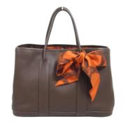 Pre-owned Leather handbags Hermès Vintage , Brown , Dames