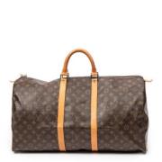 Pre-owned Coated canvas handbags Louis Vuitton Vintage , Brown , Dames