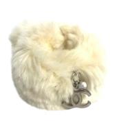 Pre-owned Fur scarves Chanel Vintage , White , Dames