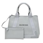 Pre-owned Canvas totes Balenciaga Vintage , Gray , Dames