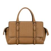 Pre-owned Leather handbags Bottega Veneta Vintage , Brown , Dames