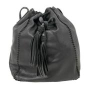 Pre-owned Leather prada-bags Prada Vintage , Black , Dames