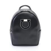 Pre-owned Leather backpacks Salvatore Ferragamo Pre-owned , Black , Da...