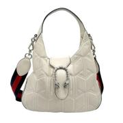 Pre-owned Leather gucci-bags Gucci Vintage , White , Dames