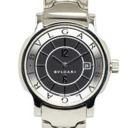 Pre-owned Metal watches Bvlgari Vintage , Black , Dames