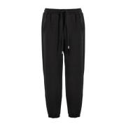 Sportieve Jogger Broek met Comfort Fit Ermanno Scervino , Black , Dame...