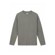 Chenille Gebreide Crewneck Pullover Dstrezzed , Gray , Heren