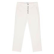 Stijlvolle Nima Jeans voor Vrouwen Dondup , White , Dames