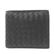 Pre-owned Fabric wallets Bottega Veneta Vintage , Black , Dames