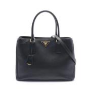 Pre-owned Leather prada-bags Prada Vintage , Black , Dames