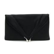 Pre-owned Satin clutches Tiffany & Co. Pre-owned , Black , Dames