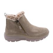 Stijlvolle Boot voor NICNAC-liefhebbers Skechers , Gray , Dames