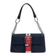 Schoudertas Herfst/Winter Collectie Tommy Hilfiger , Blue , Dames