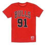 Chicago Bulls Last Dance Tee Mitchell & Ness , Red , Heren