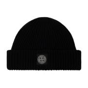 Pet met logo Stone Island , Black , Heren