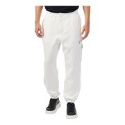 Witte Broek met Zijzak met Rits Armani Exchange , White , Heren