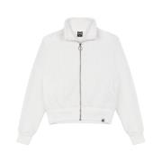 Witte Vlecht Sweatshirt Aw24 Colmar , White , Dames