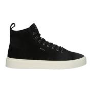 Blackstone - Black - Sneaker (high) Blackstone , Black , Heren