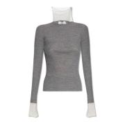 Turtleneck Derris Sportmax , Gray , Dames