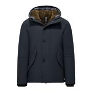 Eco-Fur Parka Jas BomBoogie , Blue , Heren