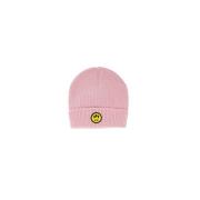 Roze Gebreide Logo Beanie Muts Barrow , Pink , Unisex