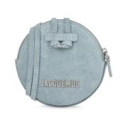 Ronde Muntportemonnee Lichtgrijze Portemonnee Jacquemus , Gray , Heren