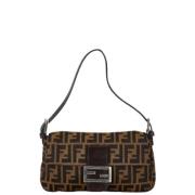 Pre-owned Canvas fendi-bags Fendi Vintage , Brown , Dames