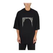 Zwarte Parel T-Shirt Stijlvol Model Rick Owens , Black , Heren