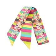 Pre-owned Silk scarves Hermès Vintage , Multicolor , Dames