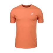 Sportswear Club Oranje T-shirt Nike , Orange , Heren