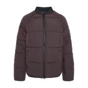 Gewatteerd Jack Rits Logo Barbour , Brown , Heren