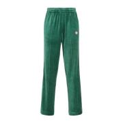 Groene Velours Joggers Casablanca , Green , Heren