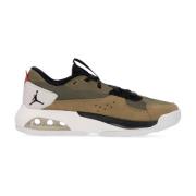 Air Sneaker Medium Olive Red White Jordan , Multicolor , Heren